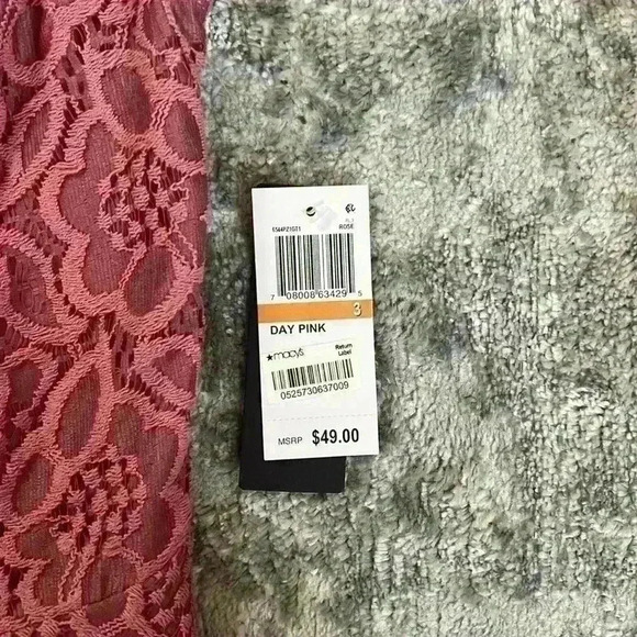 NWT Macy’s Pink Floral Dress - Picture 4 of 6